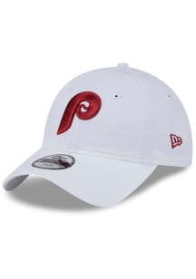 New Era Philadelphia Phillies White Evergreen JR 9TWENTY Youth Adjustable Hat