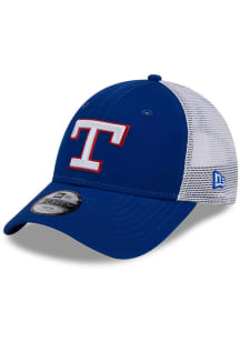 New Era Texas Rangers Blue Evergreen Trucker JR 9FORTY Youth Adjustable Hat