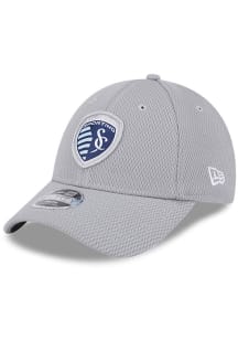 New Era Sporting Kansas City Grey Evergreen GRA Stretch JR 9FORTY Youth Adjustable Hat