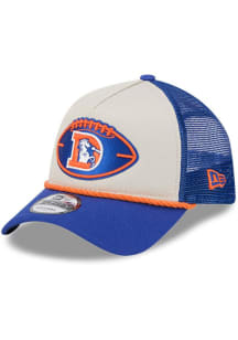 New Era Denver Broncos Ivory 2024 Sideline Historic A Frame JR 9FORTY Youth Adjustable Hat