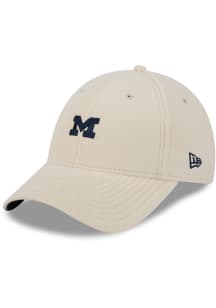 Michigan Wolverines New Era Cozy Sherpa 9FORTY Womens Adjustable Hat - White