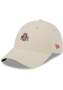 Ohio State Buckeyes New Era Cozy Sherpa 9FORTY Womens Adjustable Hat - White