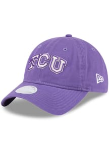 New Era TCU Horned Frogs Purple Evergreen W Glitter 9TWENTY Womens Adjustable Hat