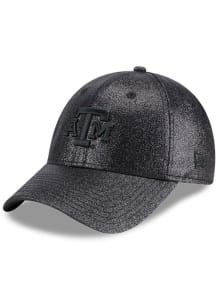 New Era Texas A&amp;M Aggies Black Sparkly 9FORTY Womens Adjustable Hat