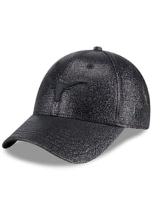 New Era Texas Longhorns Black Sparkly 9FORTY Womens Adjustable Hat