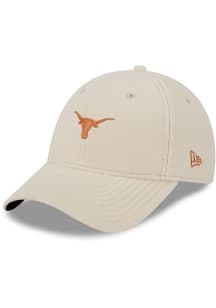 New Era Texas Longhorns White Cozy Sherpa 9FORTY Womens Adjustable Hat