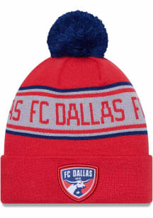 New Era FC Dallas Red Repeat Knit Mens Knit Hat