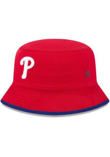 New Era Philadelphia Phillies Red Evergreen Mini Fan Youth Bucket Hat