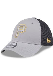 New Era Pittsburgh Pirates Grey Evergreen GRA JR Neo 39THIRTY Youth Flex Hat