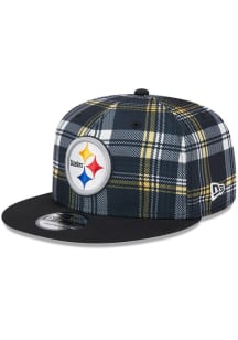 New Era Pittsburgh Steelers Black 2024 Sideline Statement JR 9FIFTY Youth Snapback Hat
