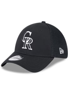 New Era Colorado Rockies Black Tonal Evergreen Neo JR 39THIRTY Youth Flex Hat