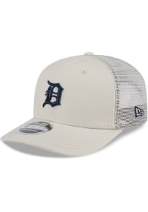 New Era Detroit Tigers Canvas Trucker LP 9FIFTY Adjustable Hat - Grey