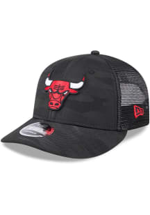 New Era Chicago Bulls Camo LP 9FIFTY Adjustable Hat - Black