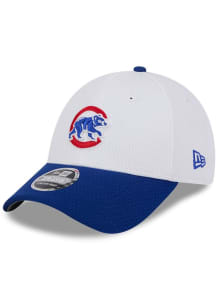 New Era Chicago Cubs 2T Dash Stretch 9FORTY Adjustable Hat - White