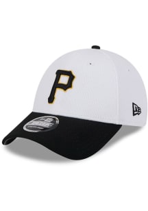 New Era Pittsburgh Pirates 2T Dash Stretch 9FORTY Adjustable Hat - White