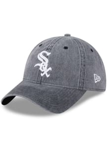 New Era Chicago White Sox Rugged Team 9TWENTY Adjustable Hat - Black