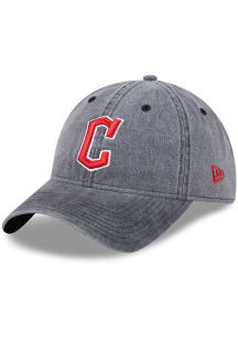 New Era Cleveland Guardians Rugged Team 9TWENTY Adjustable Hat - Black