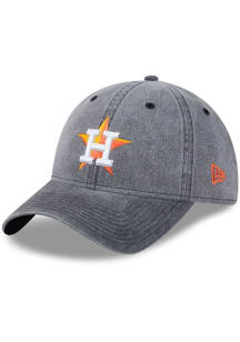 New Era Houston Astros Rugged Team 9TWENTY Adjustable Hat - Black