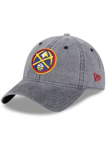 New Era Denver Nuggets Rugged Team 9TWENTY Adjustable Hat - Black