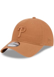 New Era Philadelphia Phillies Colorpack 9TWENTY Adjustable Hat - Brown