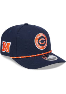 New Era Chicago Bears 2024 Sideline Rope 9SEVENTY Adjustable Hat - Navy Blue