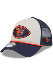 New Era Chicago Bears 2024 Sideline Historic A Frame 9FORTY Adjustable Hat - Grey