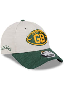 New Era Green Bay Packers 2024 Sideline Historic Stretch 9FORTY Adjustable Hat - Grey