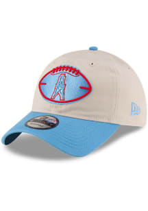 New Era Houston Oilers 2024 Sideline Historic 9TWENTY Adjustable Hat - Grey