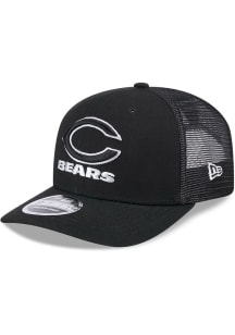 New Era Chicago Bears Canvas Trucker LP 9FIFTY Adjustable Hat - Black