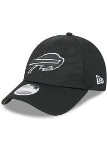 New Era Buffalo Bills Pivot Stretch 9FORTY Adjustable Hat - Black