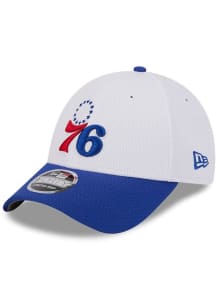 New Era Philadelphia 76ers 2T Dash Stretch 9FORTY Adjustable Hat - White