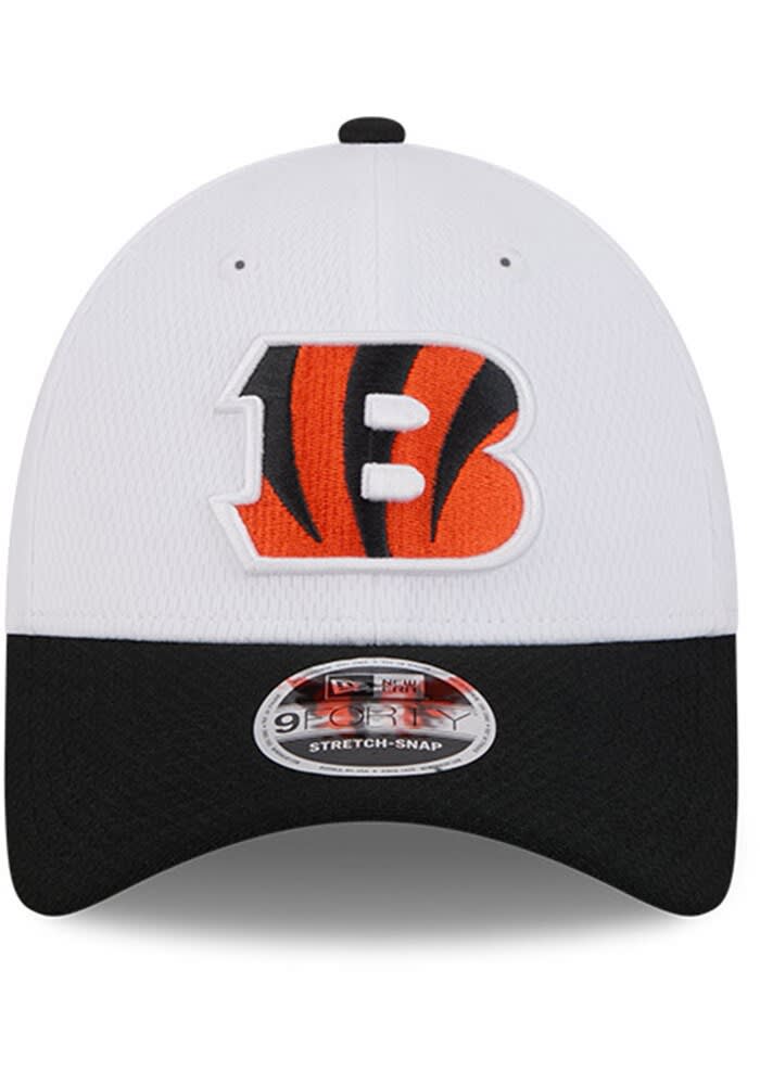 New Era Cincinnati Bengals 2T Dash Stretch 9FORTY Adjustable Hat - White