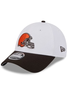 New Era Cleveland Browns 2T Dash Stretch 9FORTY Adjustable Hat - White