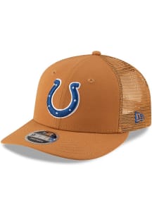 New Era Indianapolis Colts Color Pack LP 9FIFTY Adjustable Hat - Brown