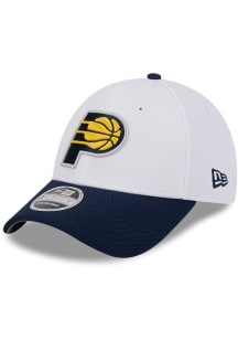 New Era Indiana Pacers 2T Dash Stretch 9FORTY Adjustable Hat - White