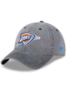 New Era Oklahoma City Thunder Rugged Team 9TWENTY Adjustable Hat - Black