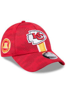 New Era Kansas City Chiefs 2024 Sideline Stretch 9FORTY Adjustable Hat - Red