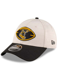 New Era Pittsburgh Steelers 2024 Sideline Historic Stretch 9FORTY Adjustable Hat - Grey