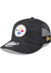 New Era Pittsburgh Steelers Camo LP 9FIFTY Adjustable Hat - Black