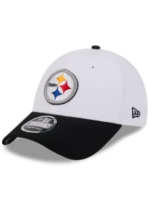 New Era Pittsburgh Steelers 2T Dash Stretch 9FORTY Adjustable Hat - White