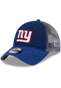 New Era New York Giants Team Slick 9TWENTY Adjustable Hat - Blue