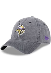 New Era Minnesota Vikings Rugged Team 9TWENTY Adjustable Hat - Black