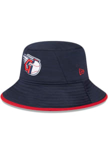 New Era Cleveland Guardians Navy Blue Tech Mens Bucket Hat