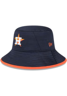 New Era Houston Astros Navy Blue Tech Mens Bucket Hat