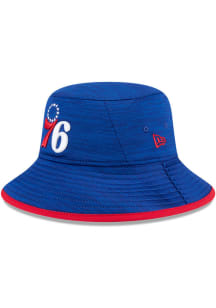 New Era Philadelphia 76ers Blue Tech Mens Bucket Hat