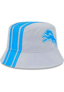 New Era Detroit Lions Grey Helmet Mens Bucket Hat