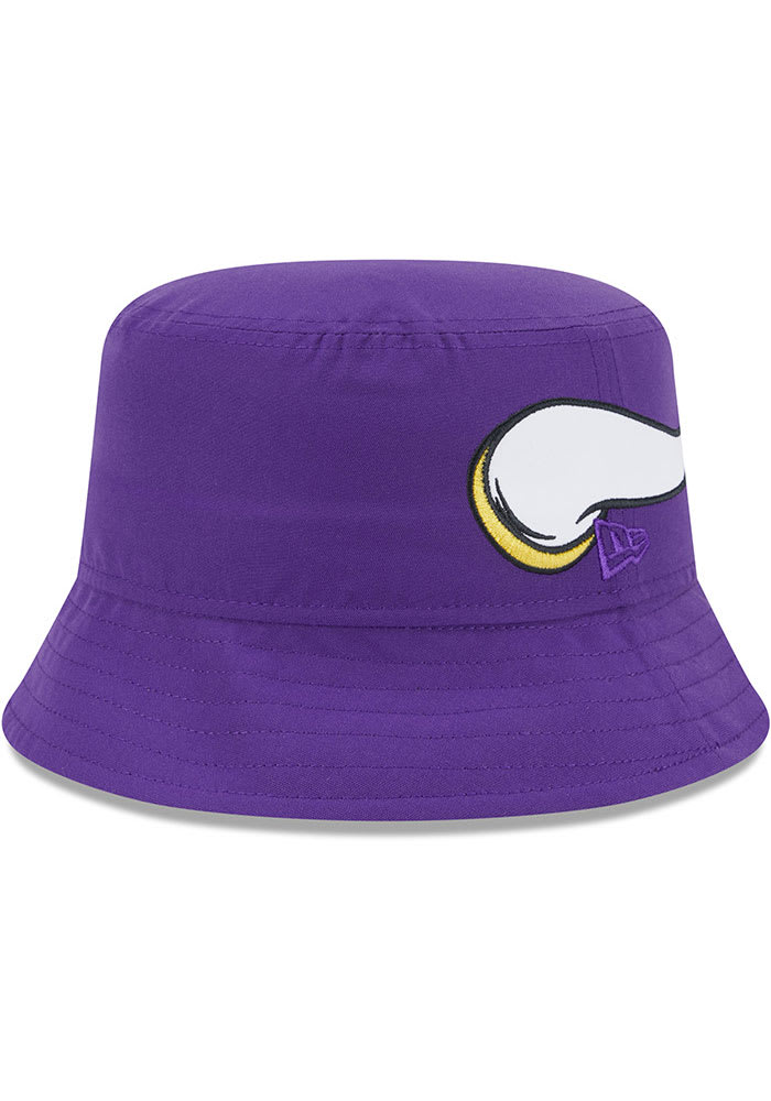 New Era Minnesota Vikings PURPLE Helmet Bucket Hat - 59029322