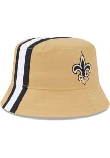 New Era New Orleans Saints Gold Helmet Mens Bucket Hat