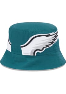 New Era Philadelphia Eagles Teal Helmet Mens Bucket Hat