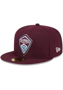 New Era Colorado Rapids Mens Maroon Evergreen 59FIFTY Fitted Hat